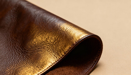 brown leather purse