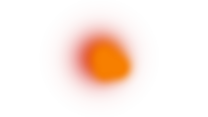 Abstract orb with a fiery gradient of reds and oranges glows against black backdrop.