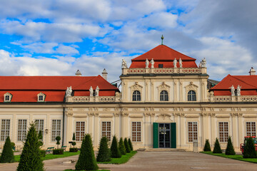Naklejka premium Lower Belvedere palace in Vienna, Austria