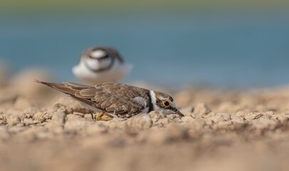 The Little Ringed Plover (Charadrius dubius) is a wetland species found in Asia, Europe and North Africa.