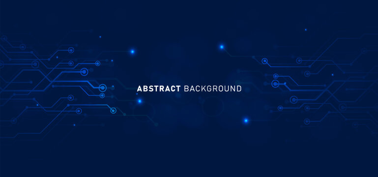 Digital technology speed connect blue background, cyber nano information, abstract communication, map innovation future tech data, internet network connection, Ai big data, line dot illustration 3d