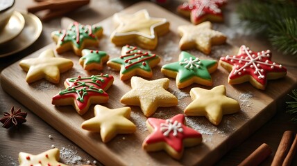 christmas cookies and gingerbread cookies