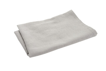 Gray linen napkin for kitchen or serving
