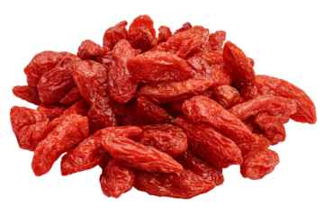 Goji berry, Wolfberry isolated, full depth of field