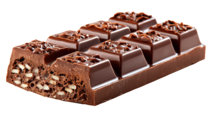 Delectable Chocolate Bar: A mouthwatering chocolate bar, a symphony of textures and tastes, promising a moment of pure indulgence.