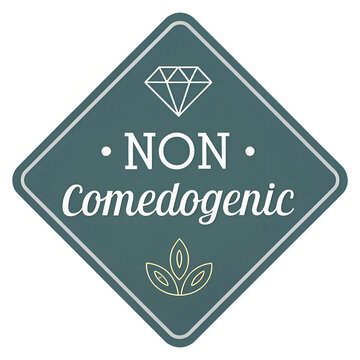 Non-Comedogenic Label | Acne-Free Skin Care Design | PoreFriendly Product | Non Comedogenic Product Label | Skin-Friendly Design | Pore Care Tag | "Non Comedogenic Formula | Acne Prevention Label