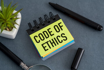 Code of Ethics is a set of rules that govern the behavior of individuals or organizations.