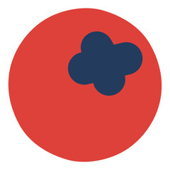 Christmas decoration, holly, rowan, red berry isolated on transparent. Hand drawn line art vector illustration. Traditional holiday, Xmas, New Year, seasonal design element, clip art