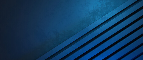 Christmas Abstract Background with Modern Geometric Lines and Textured Surface in Deep Blue Elegant and Minimalist Winter Holiday Corporate Backdrop