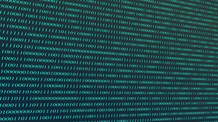Concept of the digital age illustrated through algorithmic binary code, HUD interface elements, and encrypted data streams, refined into a forward-driven matrix framework - Powered by Adobe