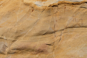 Marine sandstone, siltstone, shale, and conglomerate （Topanga Group）. Heisler Park, Laguna Beach is a city in Orange County, California, United States. Pacific Ocean. coastal terrace
