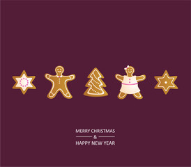 Christmas cookies card