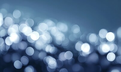 A blue background with many white circles