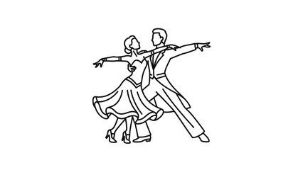 Creative Detailed Jive Dance Step Vector Illustration | Swing Dance Footwork Diagram | Energetic Jive Steps Guide
