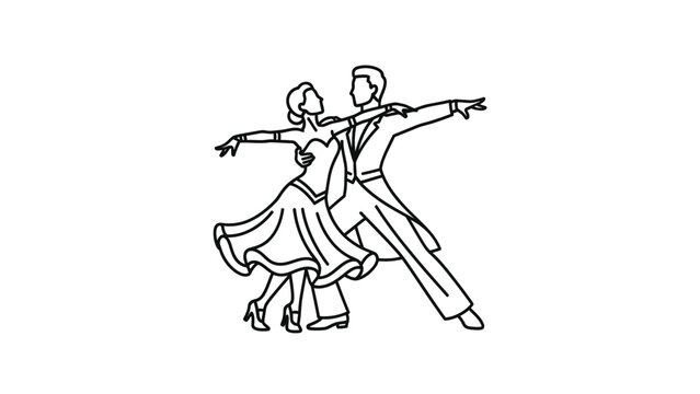 Creative Detailed Jive Dance Step Vector Illustration | Swing Dance Footwork Diagram | Energetic Jive Steps Guide