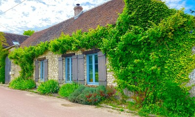 old house in the village