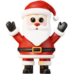 3D Christmas Santa Claus