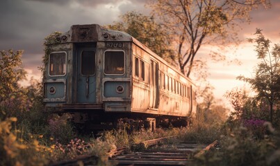 Obraz premium A train with the number 220001 on it