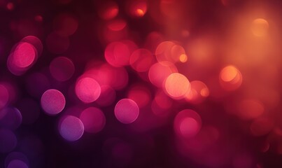 Fototapeta premium A blurry pink and orange background with many small circles
