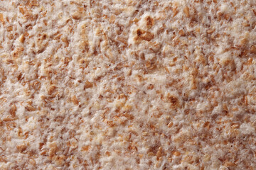 Macro of Whole Wheat Lavash Bread Surface Texture