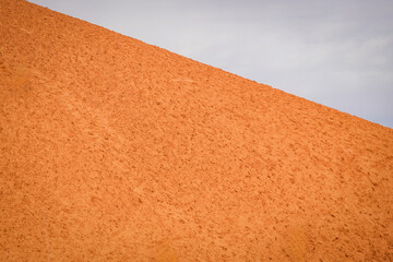 Tourists on Red Sand Dune in Wadi Rum - Valley of Sand, Jordan