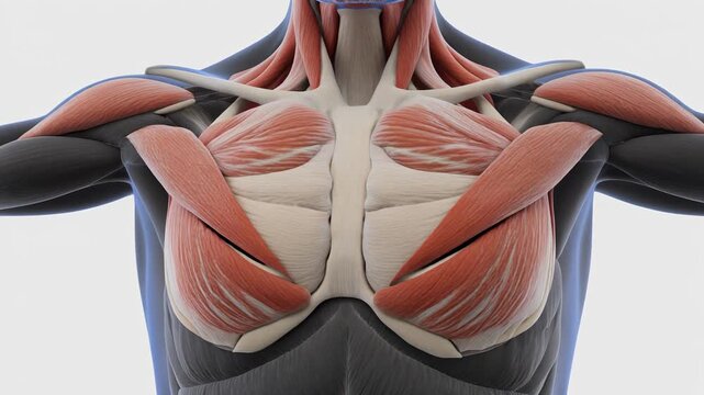 Anatomical 3D Animation of Human Transversus Thoracis Muscles