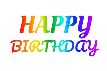 Happy birthday card, happy birthday text