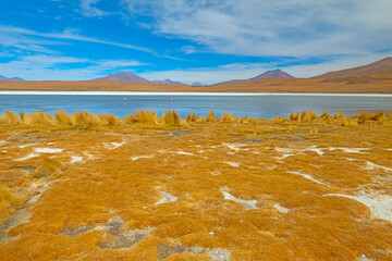 Frozen Salt Lake in the Altiplano