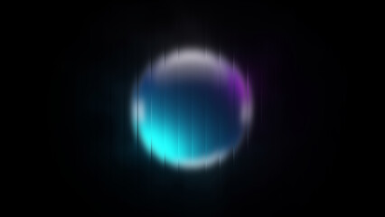 Ribbed glass texture background. Iridescent glass orb ripple glass gradient. Sharp ribbed distortion, cinematic glow, futuristic texture background