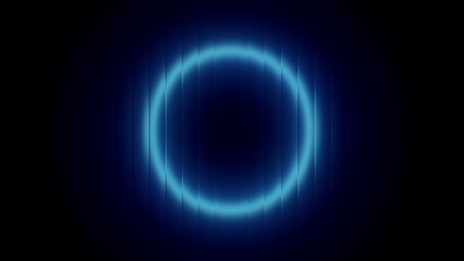 Ribbed glass texture background. Teal blue glowing ring ripple glass gradient. Sharp ribbed distortion, cinematic glow, futuristic texture background
