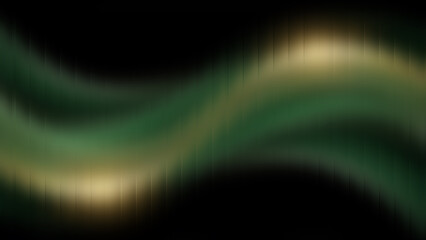 Ribbed glass texture background. Deep green gold ripple glass gradient. Sharp ribbed distortion, cinematic glow, futuristic texture background
