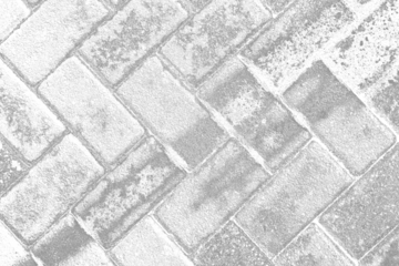 Distressed Gray Paving Block with Grunge Texture Overlay