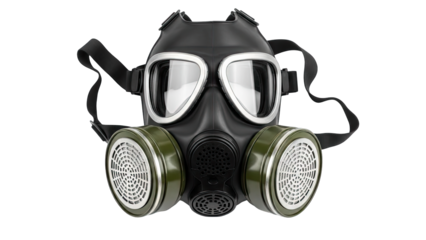 Gas Mask Isolated on White Background