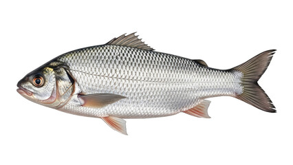 Freshwater Fish Isolated on White Background