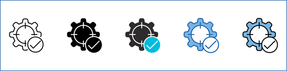 Relevance Single Icon Multistyle Illustration