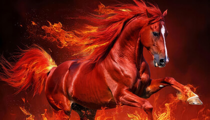 Red Fire Horse