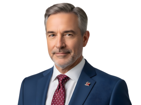 Professional Businessman Headshot Portrait Leader Executive Corporate - Powered by Adobe