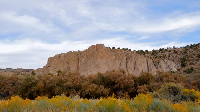 Dramatic mountain landscape at Echo Canyon State Park in Lincoln County near Pioche, Nevada