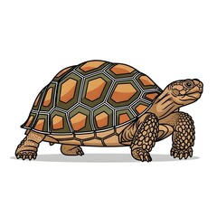 turtle isolated on white