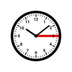 quarter past ten oclock showing time on analog clock face ideal for concepts of time management scheduling appointment reminder and visual aid
