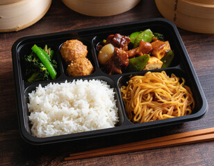 肉野菜炒め弁当