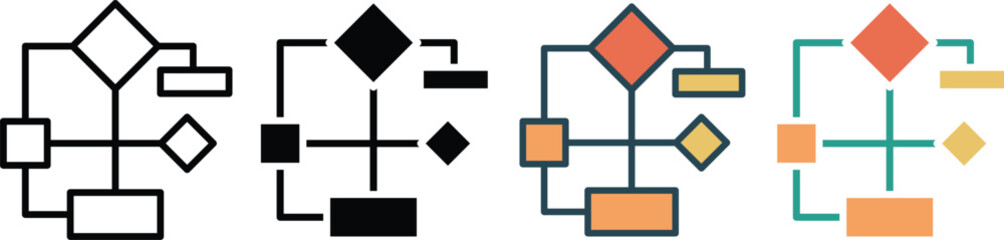 flowchart multiple style collection