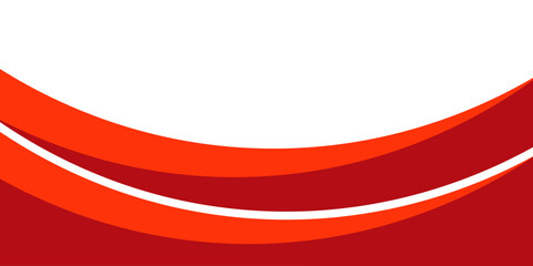 Vector red line background curve element with white space for text and message design, overlapping layers, vector