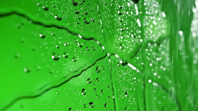 Green Screen water rainfall rain drops falling on window glass over chroma key scene 3 with distortion, overlay, glitch, static noise, scan lines black background, 4k animated video loop