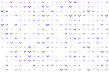 Abstract Dark Background with Repeating Purple Geometric Heart Shapes Creating a Modern Digital Pattern and Texture