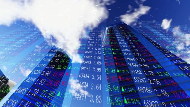 Financial Center and Stock Market Background.