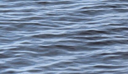 Blue gray water surface with ripples, natural background