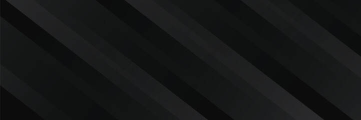 Fototapeta premium Black abstract geometric background. Modern shape concept.