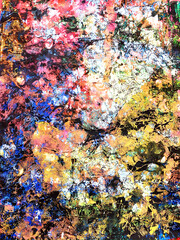 Colorful Grunge Abstract Texture with Layered Paint Splashes_251124_01