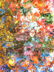Colorful Grunge Abstract Texture with Layered Paint Splashes_251124_06